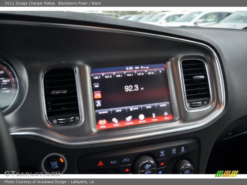 Blackberry Pearl / Black 2011 Dodge Charger Rallye