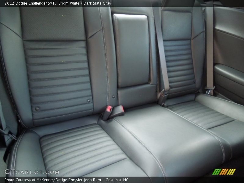 Bright White / Dark Slate Gray 2012 Dodge Challenger SXT