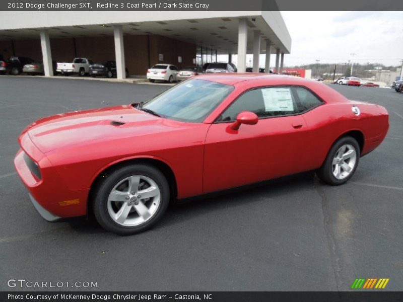 Redline 3 Coat Pearl / Dark Slate Gray 2012 Dodge Challenger SXT