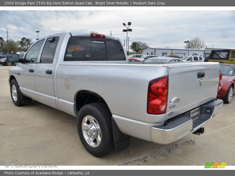 Bright Silver Metallic / Medium Slate Gray 2009 Dodge Ram 2500 Big Horn Edition Quad Cab