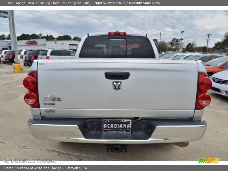 Bright Silver Metallic / Medium Slate Gray 2009 Dodge Ram 2500 Big Horn Edition Quad Cab