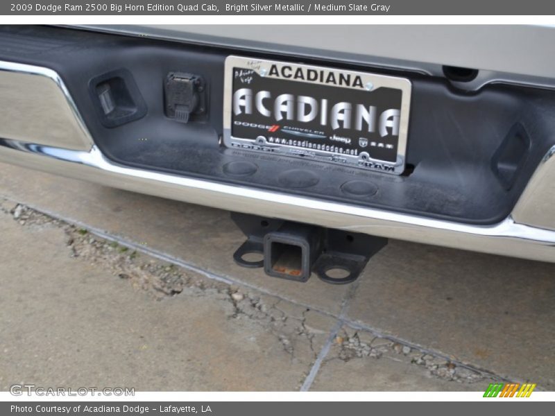 Bright Silver Metallic / Medium Slate Gray 2009 Dodge Ram 2500 Big Horn Edition Quad Cab