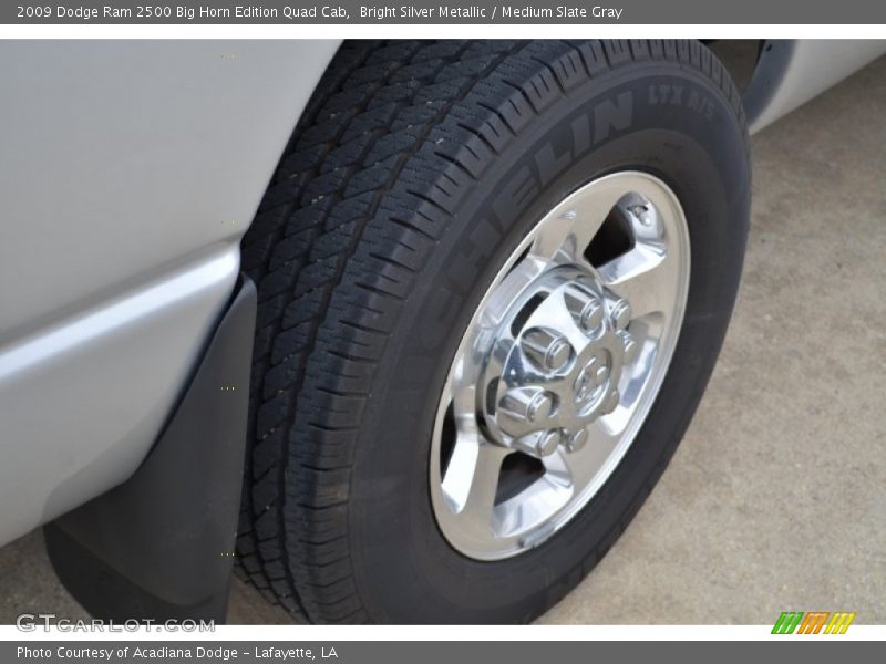 Bright Silver Metallic / Medium Slate Gray 2009 Dodge Ram 2500 Big Horn Edition Quad Cab