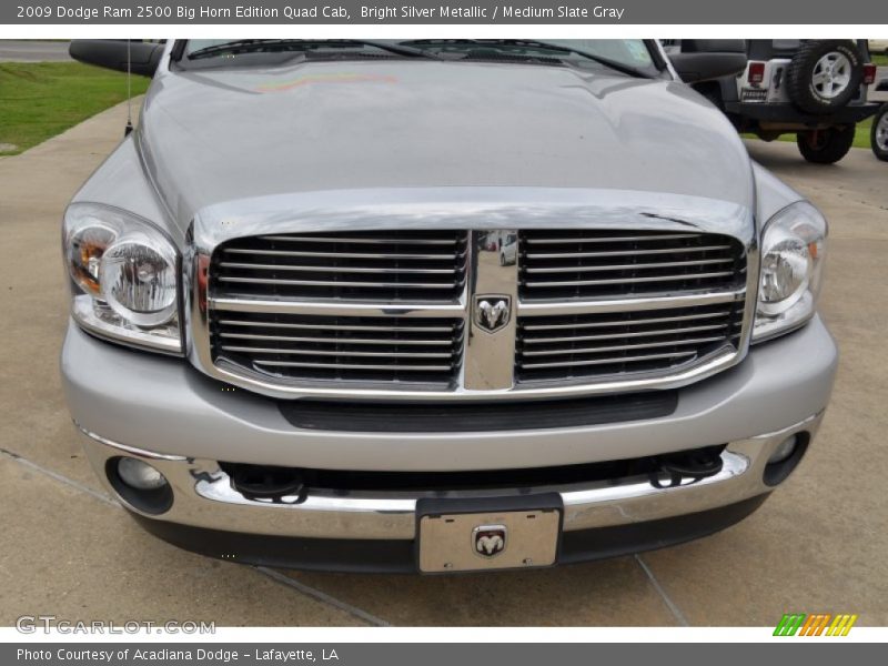 Bright Silver Metallic / Medium Slate Gray 2009 Dodge Ram 2500 Big Horn Edition Quad Cab