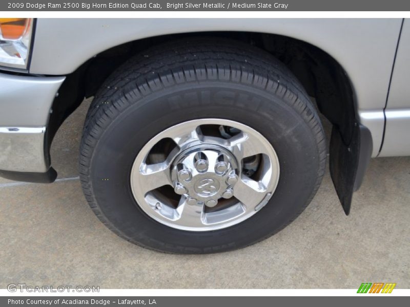 Bright Silver Metallic / Medium Slate Gray 2009 Dodge Ram 2500 Big Horn Edition Quad Cab