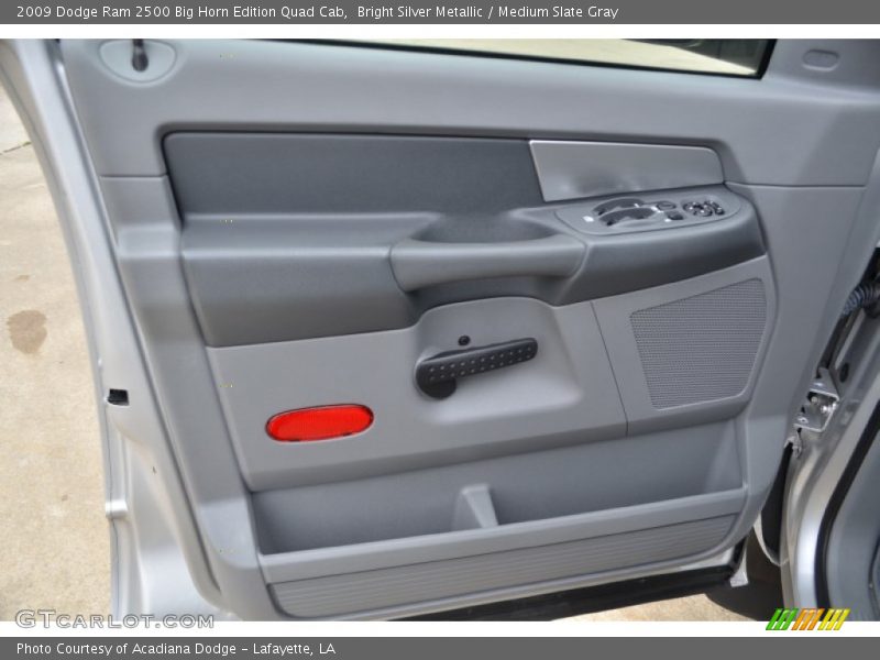 Bright Silver Metallic / Medium Slate Gray 2009 Dodge Ram 2500 Big Horn Edition Quad Cab