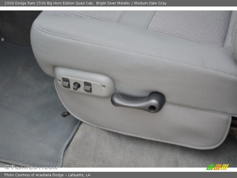 Bright Silver Metallic / Medium Slate Gray 2009 Dodge Ram 2500 Big Horn Edition Quad Cab