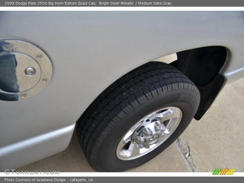 Bright Silver Metallic / Medium Slate Gray 2009 Dodge Ram 2500 Big Horn Edition Quad Cab