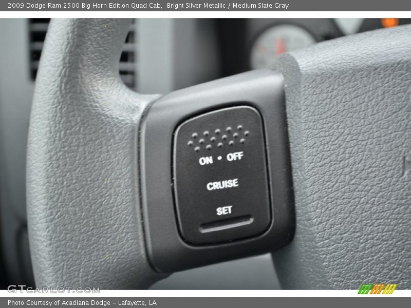 Bright Silver Metallic / Medium Slate Gray 2009 Dodge Ram 2500 Big Horn Edition Quad Cab