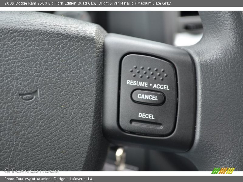 Bright Silver Metallic / Medium Slate Gray 2009 Dodge Ram 2500 Big Horn Edition Quad Cab