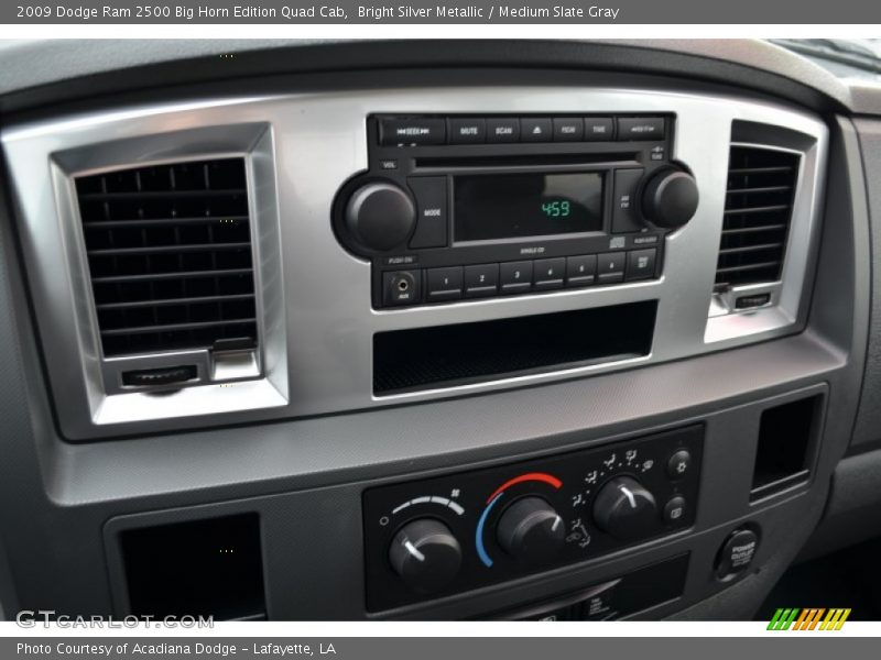Bright Silver Metallic / Medium Slate Gray 2009 Dodge Ram 2500 Big Horn Edition Quad Cab