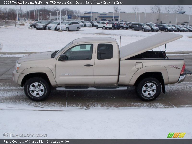 Desert Sand Mica / Graphite Gray 2005 Toyota Tacoma PreRunner TRD Access Cab