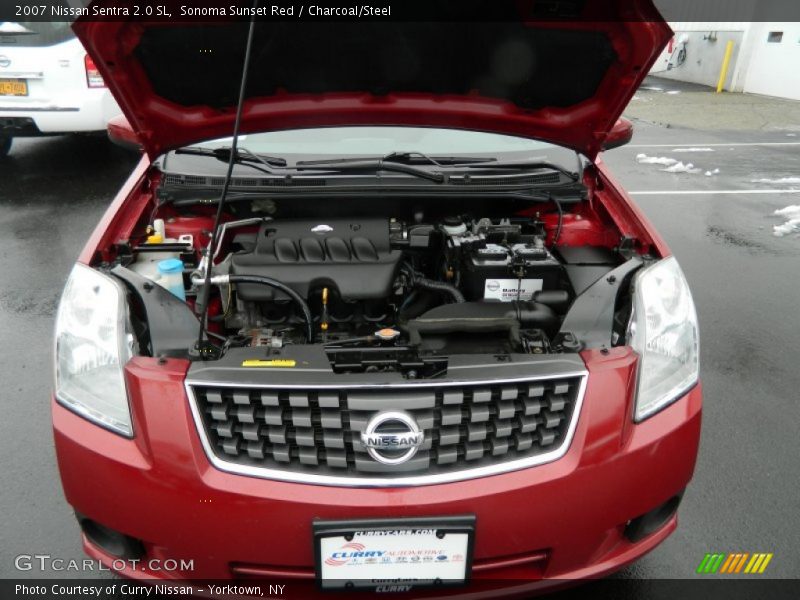 Sonoma Sunset Red / Charcoal/Steel 2007 Nissan Sentra 2.0 SL