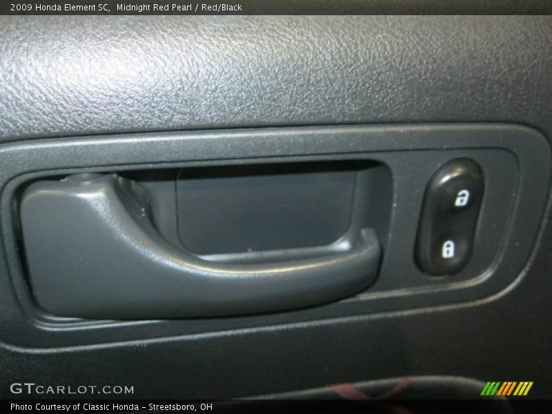 Midnight Red Pearl / Red/Black 2009 Honda Element SC