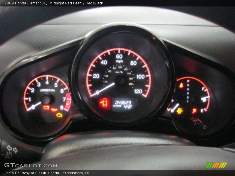 2009 Element SC SC Gauges