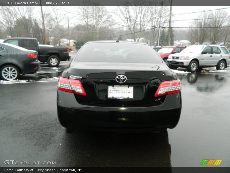 Black / Bisque 2010 Toyota Camry LE