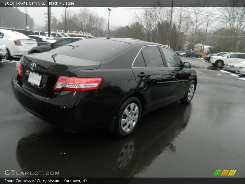 Black / Bisque 2010 Toyota Camry LE