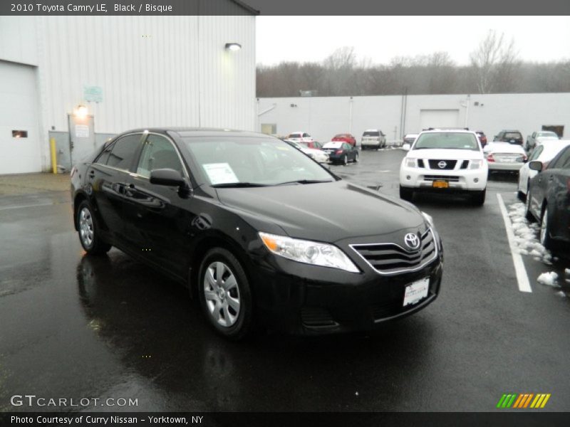 Black / Bisque 2010 Toyota Camry LE