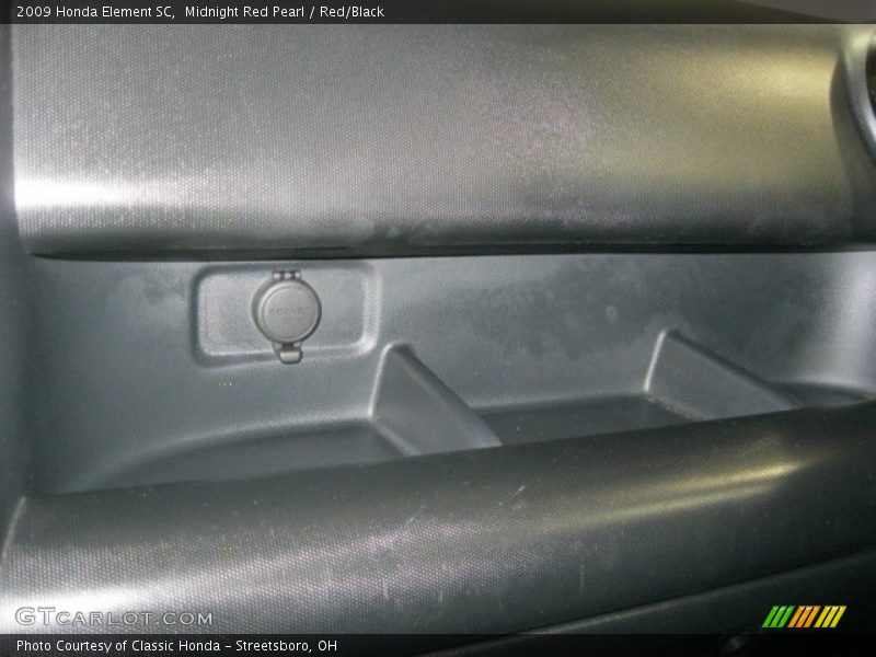 Midnight Red Pearl / Red/Black 2009 Honda Element SC