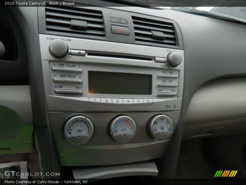 Black / Bisque 2010 Toyota Camry LE