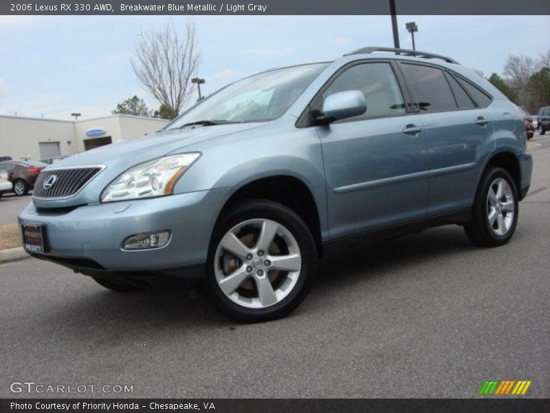 Breakwater Blue Metallic / Light Gray 2006 Lexus RX 330 AWD