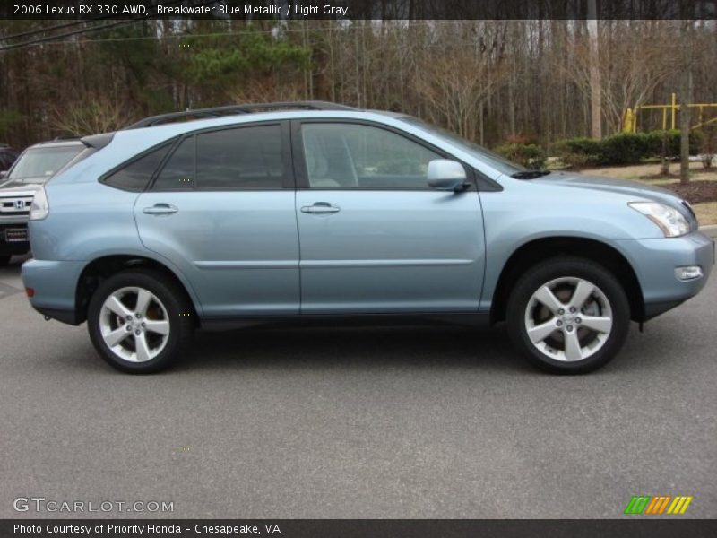 Breakwater Blue Metallic / Light Gray 2006 Lexus RX 330 AWD