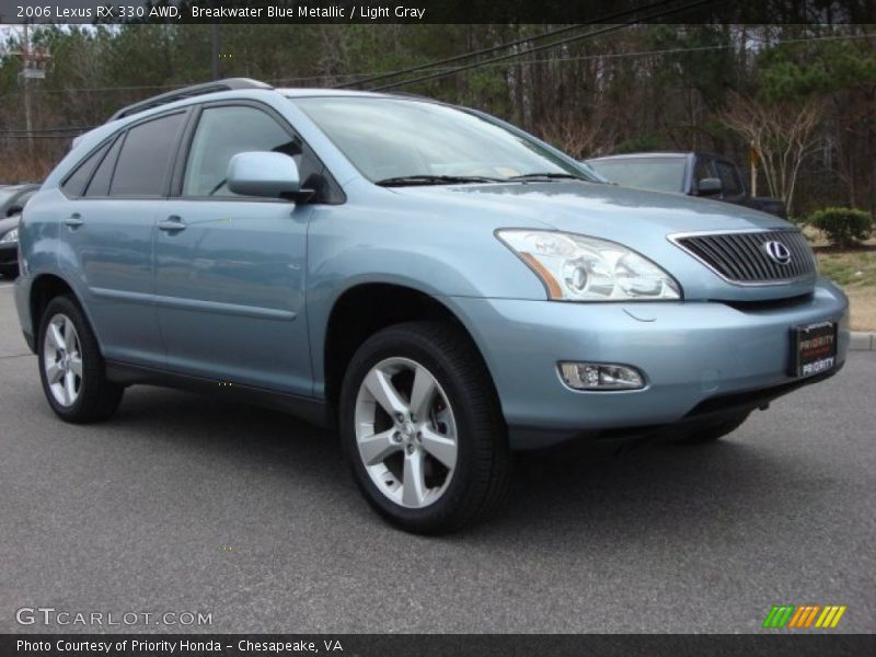 Breakwater Blue Metallic / Light Gray 2006 Lexus RX 330 AWD
