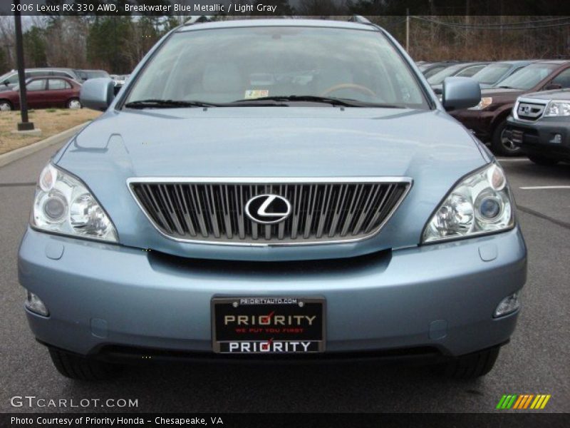 Breakwater Blue Metallic / Light Gray 2006 Lexus RX 330 AWD