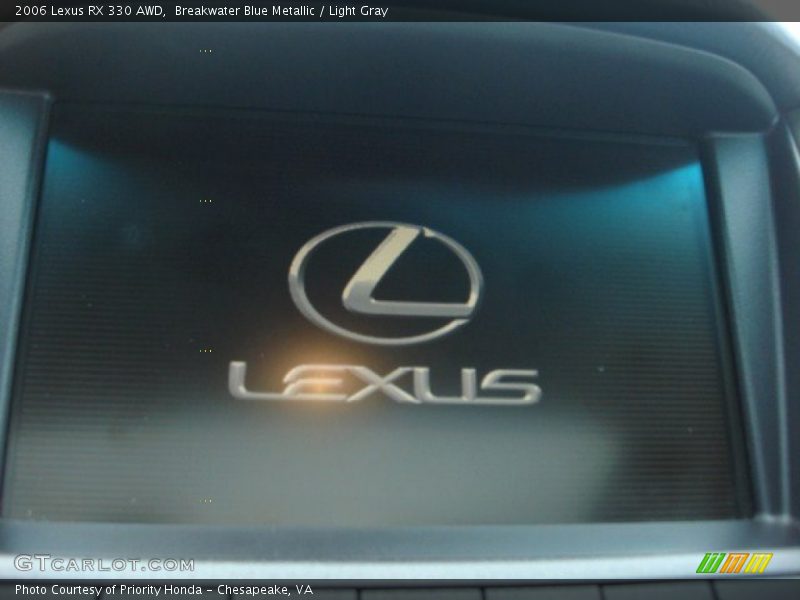 Breakwater Blue Metallic / Light Gray 2006 Lexus RX 330 AWD