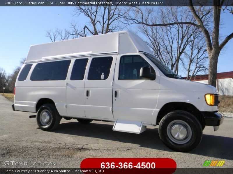 Oxford White / Medium Flint 2005 Ford E Series Van E350 Super Duty Commercial Extended