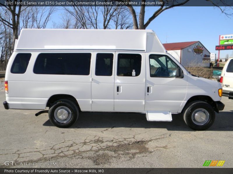 Oxford White / Medium Flint 2005 Ford E Series Van E350 Super Duty Commercial Extended