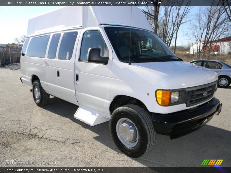 Oxford White / Medium Flint 2005 Ford E Series Van E350 Super Duty Commercial Extended