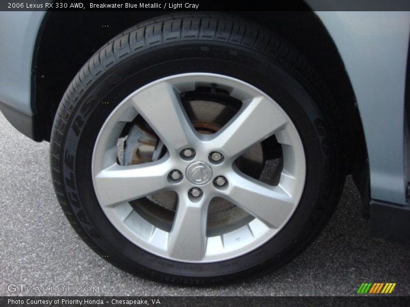 Breakwater Blue Metallic / Light Gray 2006 Lexus RX 330 AWD