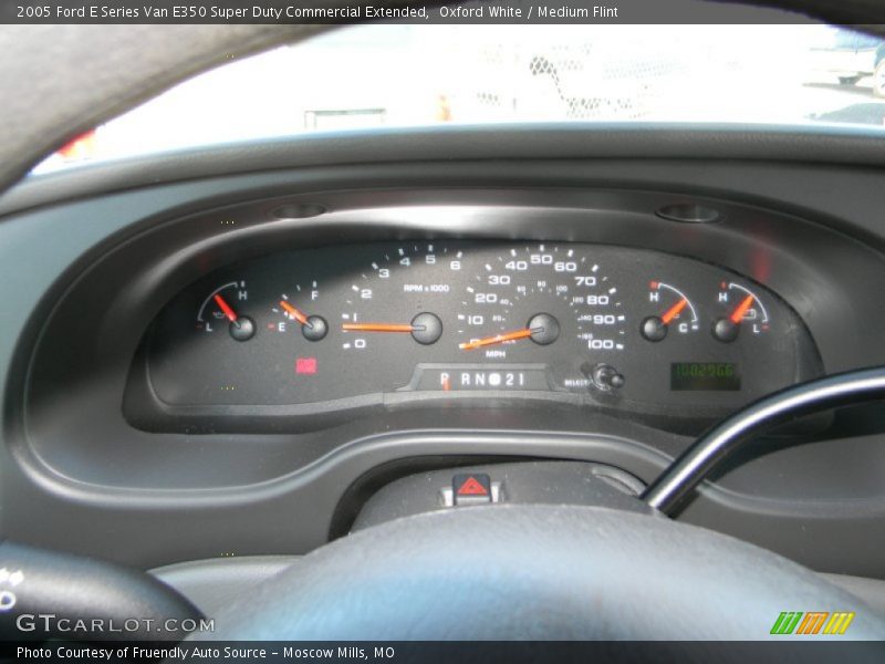 Oxford White / Medium Flint 2005 Ford E Series Van E350 Super Duty Commercial Extended