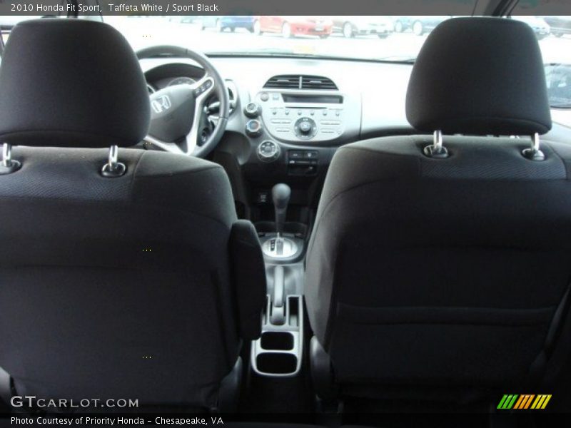 Taffeta White / Sport Black 2010 Honda Fit Sport