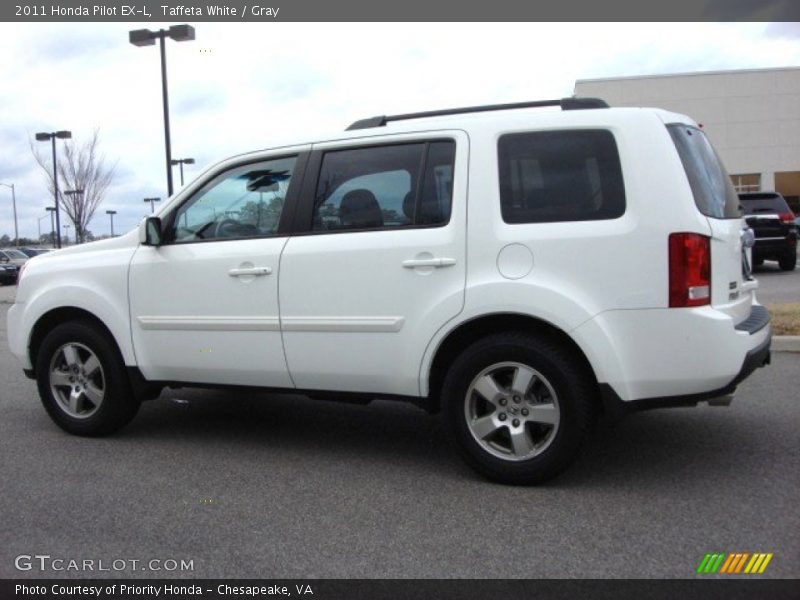 Taffeta White / Gray 2011 Honda Pilot EX-L