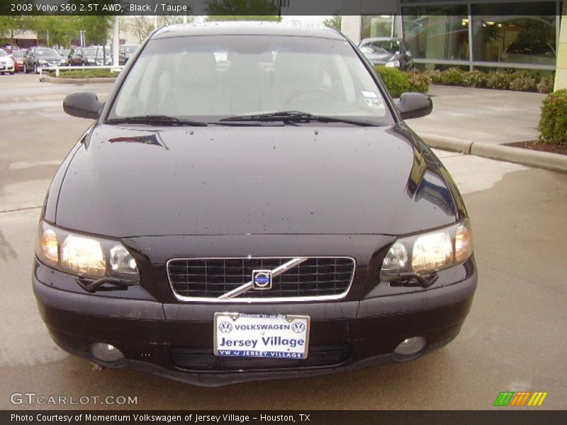 Black / Taupe 2003 Volvo S60 2.5T AWD