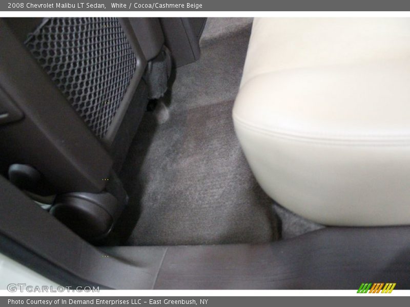 White / Cocoa/Cashmere Beige 2008 Chevrolet Malibu LT Sedan