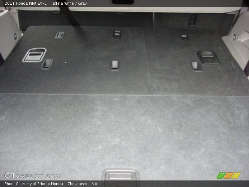 Taffeta White / Gray 2011 Honda Pilot EX-L