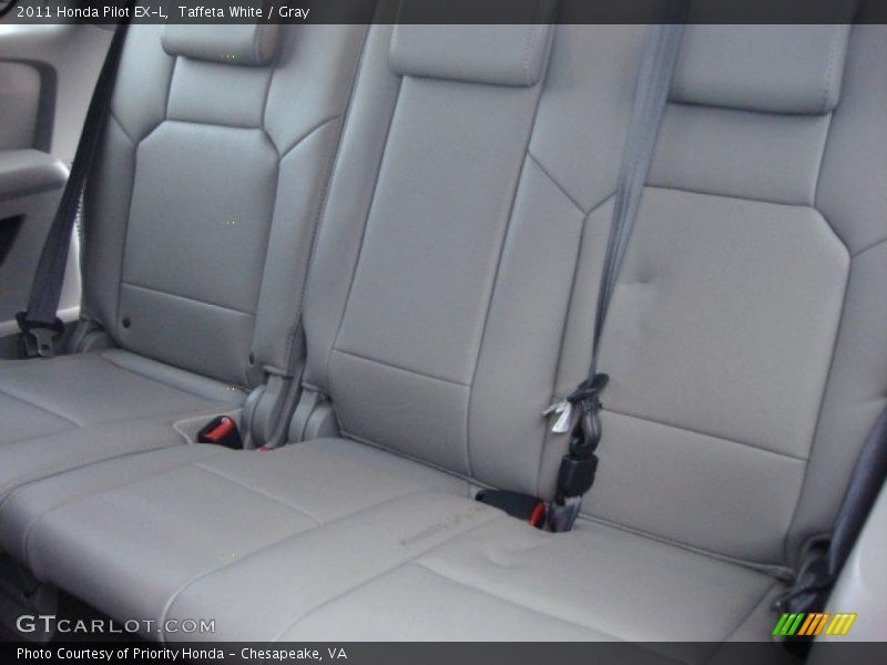 Taffeta White / Gray 2011 Honda Pilot EX-L