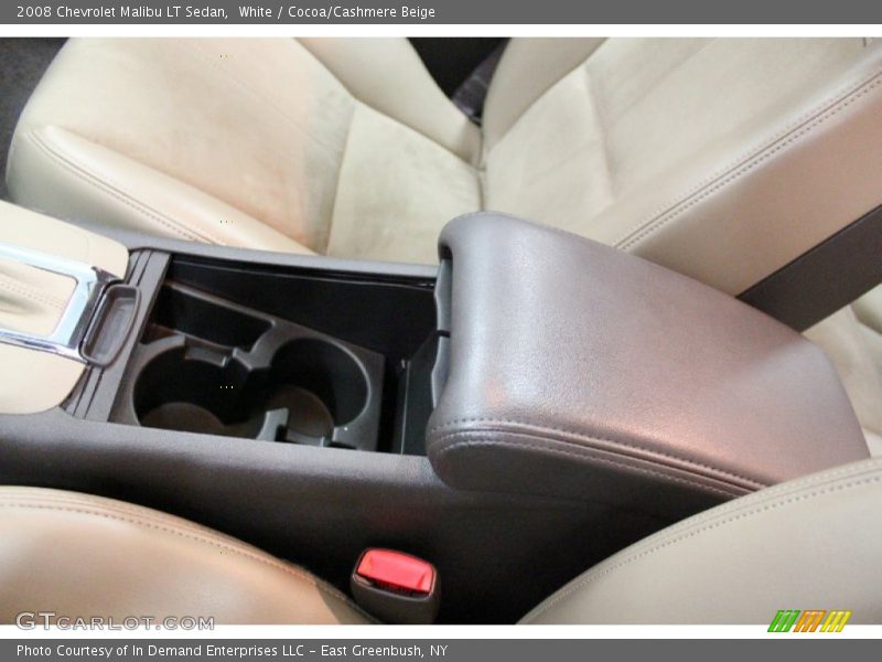 White / Cocoa/Cashmere Beige 2008 Chevrolet Malibu LT Sedan