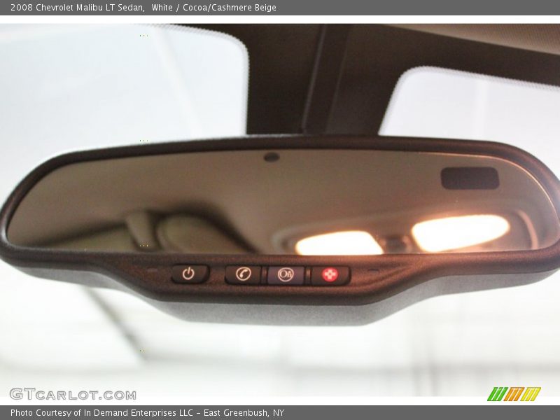 White / Cocoa/Cashmere Beige 2008 Chevrolet Malibu LT Sedan