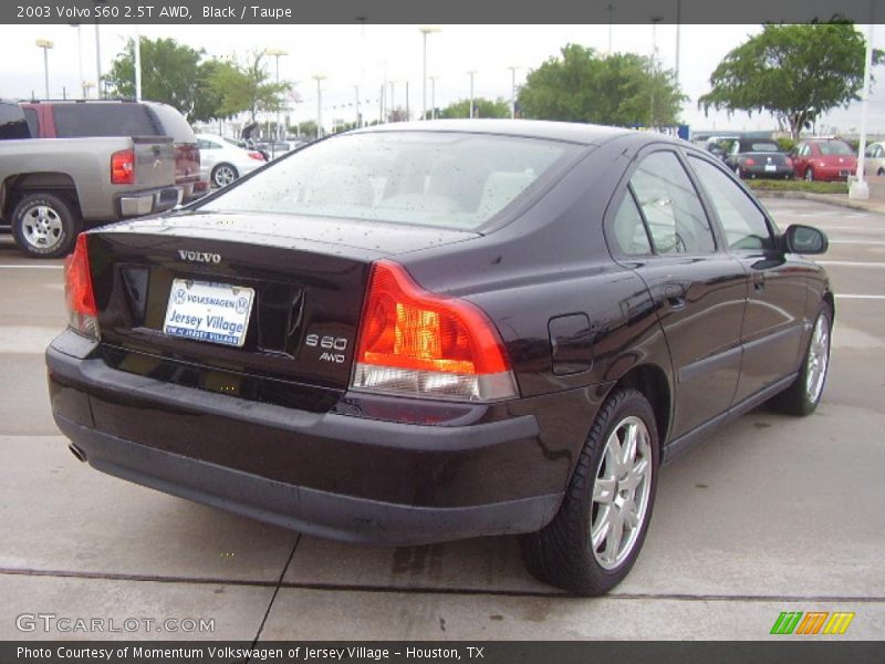 Black / Taupe 2003 Volvo S60 2.5T AWD