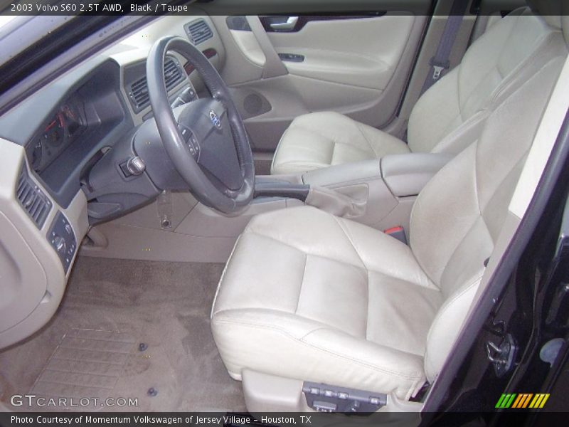 Black / Taupe 2003 Volvo S60 2.5T AWD