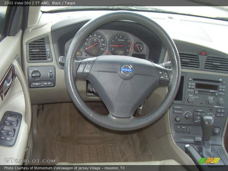 Black / Taupe 2003 Volvo S60 2.5T AWD