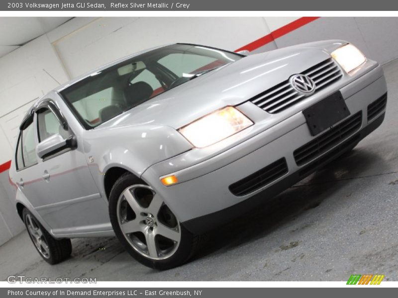 Reflex Silver Metallic / Grey 2003 Volkswagen Jetta GLI Sedan
