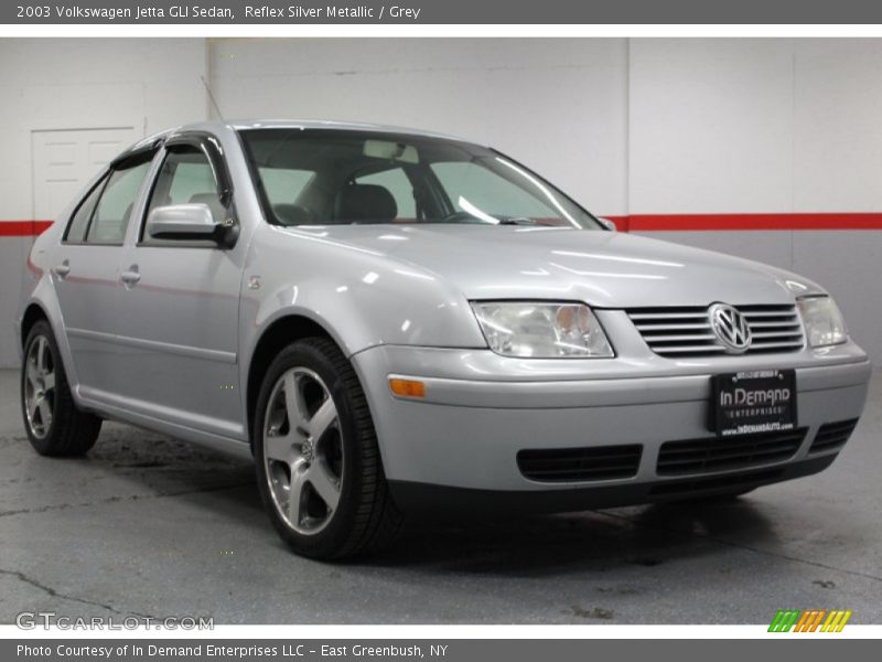 Reflex Silver Metallic / Grey 2003 Volkswagen Jetta GLI Sedan