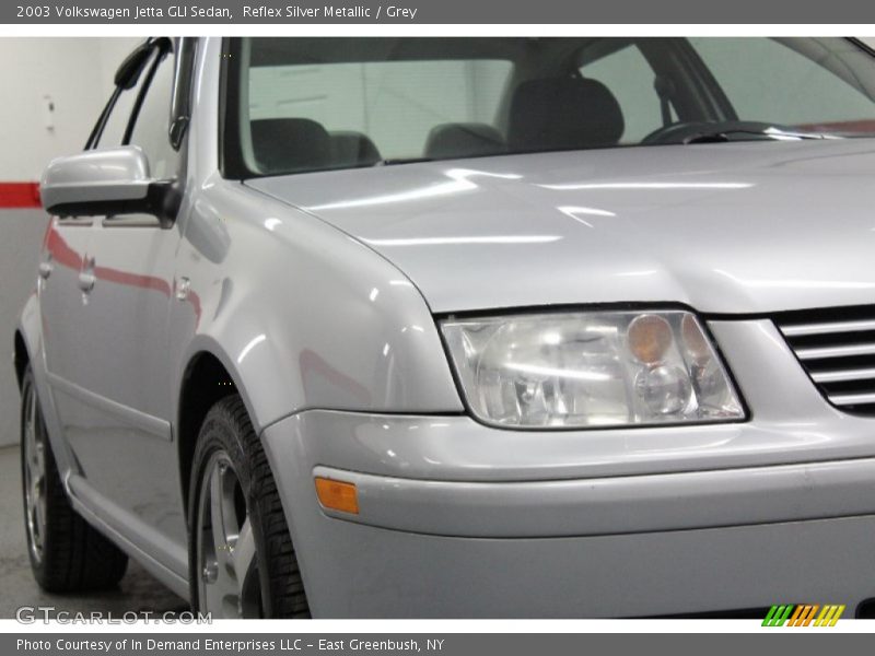 Reflex Silver Metallic / Grey 2003 Volkswagen Jetta GLI Sedan