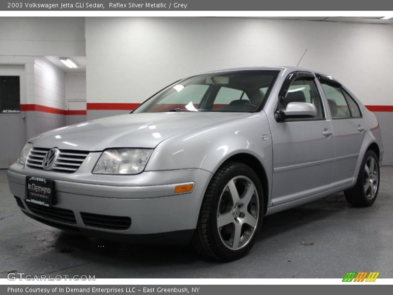 Reflex Silver Metallic / Grey 2003 Volkswagen Jetta GLI Sedan