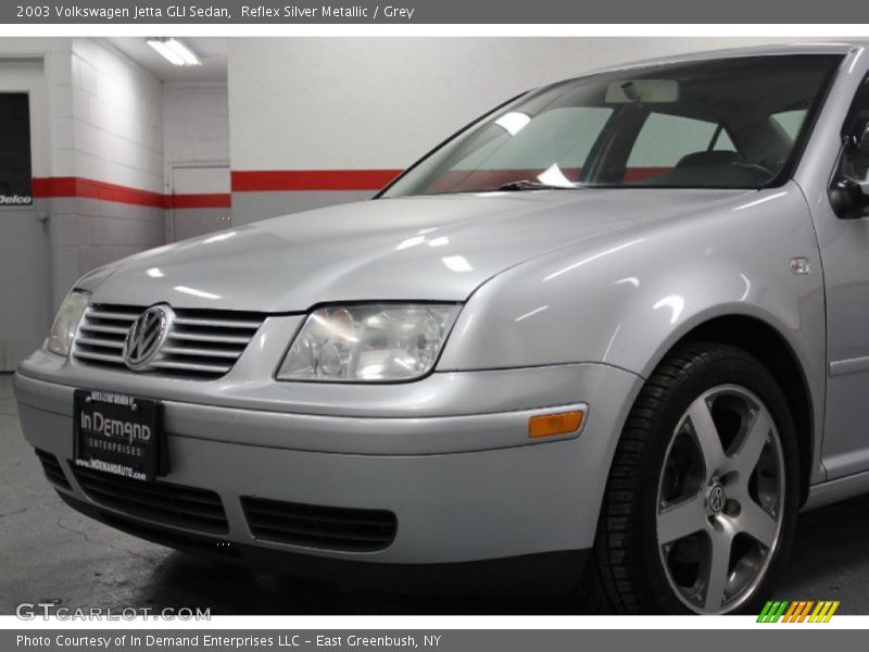 Reflex Silver Metallic / Grey 2003 Volkswagen Jetta GLI Sedan